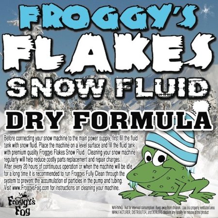 FROGGY'S FOG Dry Snow Fluid -1 Gallon SN-DR-1